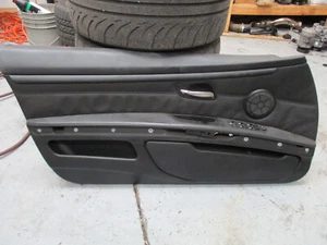 07-13 BMW E93 Front Left Driverside Black Convertible Interior Door Panel Trim - Picture 1 of 9