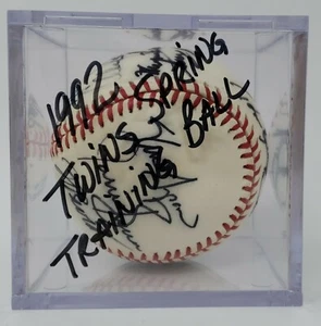 1992 Minnesota Twins Spring Training signiert Baseball Rawlings 12+ Autogramme - Bild 1 von 10