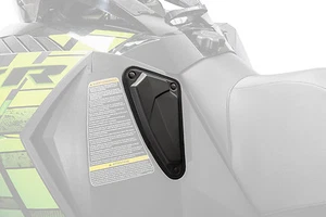 OEM Arctic Cat Snowmobile Black Tank Pads Knee Pads 7639-413 READ LISTING - Foto 1 di 4