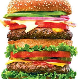 - Big Shaped - Juicy Burger - 500 Piece Jigsaw Puzzle for Adults - Picture 1 of 12
