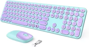 Wireless Keyboard and Mouse Combo, Seenda USB/Type C Wireless Mouse and Keyboard - Picture 1 of 14