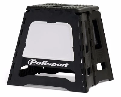 POLISPORT SOPORTE PLEGABLE MOTOCROSS ENDURO Negro Blanco Soporte Oficial MXGP Foto 1 de 3