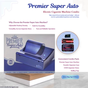 Premier Super Auto Power Cigarette Tobacco  Machine King & 100s - Combo - Picture 1 of 9