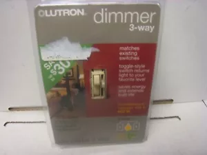 Atenuador preestablecido de 3 vías Lutron Ivory Toggler TG-603PH-IV envío gratuito NUEVO - Imagen 1 de 6
