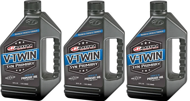 Botellas de 3 cuartos Máxima V-Twin aceite primario sintético embrague húmedo Harley Davidson Foto 1 de 1