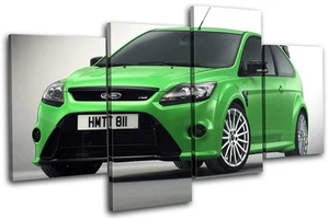 Ford Focus RS Cars MULTI CANVAS WALL ART Picture Print VA - Picture 1 of 1