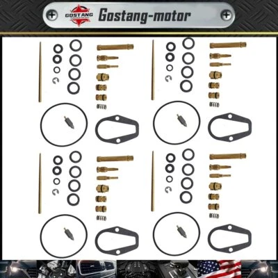 Kit de reparación de reconstrucción de carburador 4 X CB550 1974-1976 para Honda CB550F CB550K Foto 1 de 4