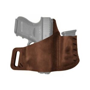Universal Brown Black Leather Hand Gun Holster Concealed Pistol Holder for Glock
