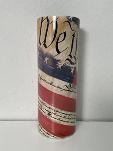 Vaso de metal We The People Constitution USA America 8" (sin tapa) - Imagen 1 de 6