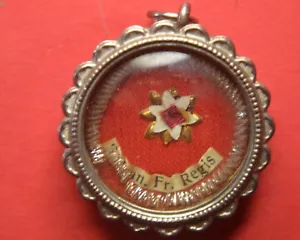 relic reliquary reliquia SHRINE RELICARIO SAN GIOVANNI FRANCESCO REGIS - Imagen 1 de 2