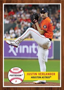2022 TOPPS TBT 1962 WORLD SERIES SET 41 CARD HOUSTON ASTROS JUSTIN VERLANDER 123 - Picture 1 of 1