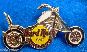 PIN MELBOURNE AUSTRALIA BLANCO CHOPPER MOTO Hard Rock Café - Imagen 1 de 1