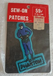 1960's Lee Falk THE PHANTOM Cartoon Patch In Packege - Full Body - Picture 1 of 2