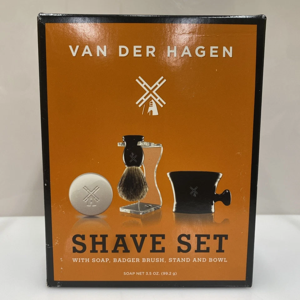 Men's Luxury Van Der Hagen 4pc Shave Set