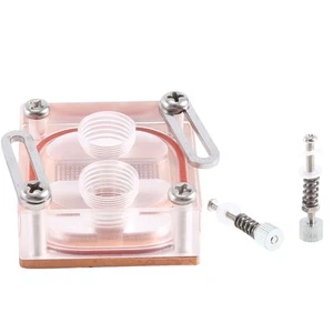 Refroidisseur d'eau CPU trou avant acrylique transparent South Bridge7500 - Photo 1/6