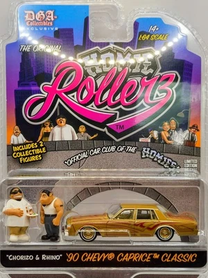 Chevrolet Capric Classic Homie Rollerz Chorizo & Rhino Gold Chase Greenlight '90 Foto 1 de 4