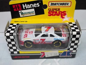 1:64 #7 JIMMY HENSLEY HANES / PUROLATOR AK RACING FORD THUNDERBIRD MATCHBOX 1993 - Picture 1 of 8