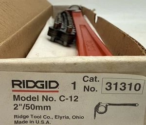 Ridgid C-12 Heavy Duty Chain Wrench Never Used 2” 50mm Pipe & Fittings - Picture 1 of 5