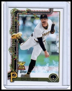 2025 Topps Holiday #H70c Paul Skenes - Bild 1 von 2