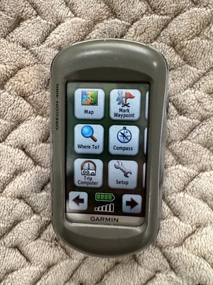 Garmin Oregon 400t GPS Handheld Topo Maps Touchscreen Altimeter Geocaching Works - Image 1 of 4