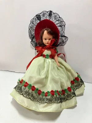 Винтажная жесткая пластиковая кукла Nancy Ann Storybook, подвижные руки и ноги 6 дюймов - Изображение 1 из 4