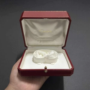 Authentic Cartier Watch Box CO1017 PRESENTATION BOX Red Box Jewelry Box USED - Picture 1 of 8