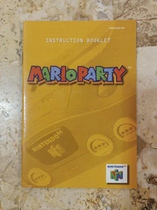 *NICE Manual Instruction Book MARIO PARTY 1 ✨Nintendo 64 N64➡️ SEE DISCOUNT B2G1 - Picture 1 of 4