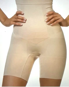 NWT SPANX sz S High Waist Mid-Thigh Shaper Shorts #1915 Soft Nude BRAND NEW - Picture 1 of 4