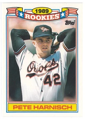 PETE HARNISCH TOPPS 1990 ROOKIES 1989 SET CONMEMORATIVO Tarjeta 12 De 33  Foto 1 de 3