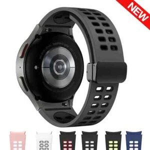 20mm sportowy silikonowy pasek zastępczy bransoletka kompatybilny z Galaxy Watch 4 5 6 Pro atmun... - Zdjęcie 1 z 18