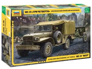 1:35 Zvezda #3656 - US Military Multipurpose 3/4T Vehicle Dodge WC-51 "Beep" - Bild 1 von 4