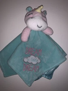 Baby Starters Green Unicorn Lovey Dream a Little Dream Security Blanket ( TT) - Picture 1 of 5