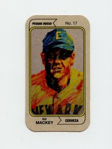 #TN22773 BIZ MACKEY Negro League Baseball Mexican Beer Card