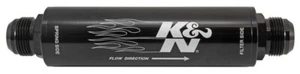 81-1012 K&N IN-LINE GAS/OIL FILTER - 16AN, 74 MICRON - Picture 1 of 1