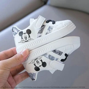 Disney Kids Shoes Mickey Mouse Cartoon Minnie Mickey Mouse New Girls Boys - Picture 1 of 9
