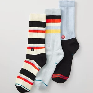 Paquete de 3 calcetines Stance Weekly Grind azul hielo varias rayas L 8,5 - 11,5 - Imagen 1 de 8