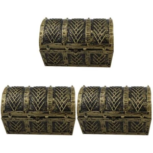 1/4 Pcs Pirate Box Treasure Boxes Pirate Treasure Chest Treasure Chest Toy Box - Picture 1 of 12