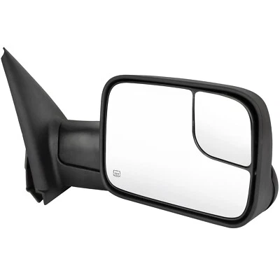 Passenger Side Power Heated Tow Mirror for 2002-08 Dodge Ram 1500 2500 3500 - Image 1 of 4