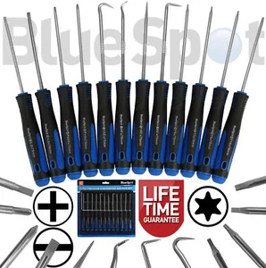 Mini Hook & Pick Set + Precision Torx Phillips Slotted Screwdrivers T6 T7 T8 T10 - Picture 1 of 12