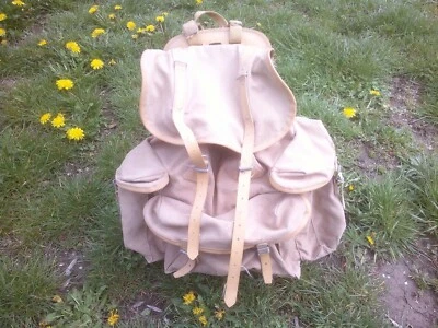 ancien sac a dos lafuma en toile - Photo 1/4