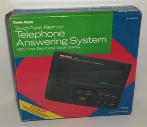 Vintage Radio Shack Touch-Tone TAD-540 Dual Cassette Telephone Answering System - Zdjęcie 1 z 4