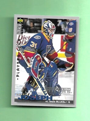 95-96 Collector's Choice PLAYERS CLUB Card # 291 CURTIS JOSEPH ST. LOUIS BLUES - Image 1 of 2