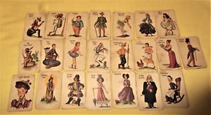 VINTAGE WHITMAN MINIATURE OLD MAID CARD GAME