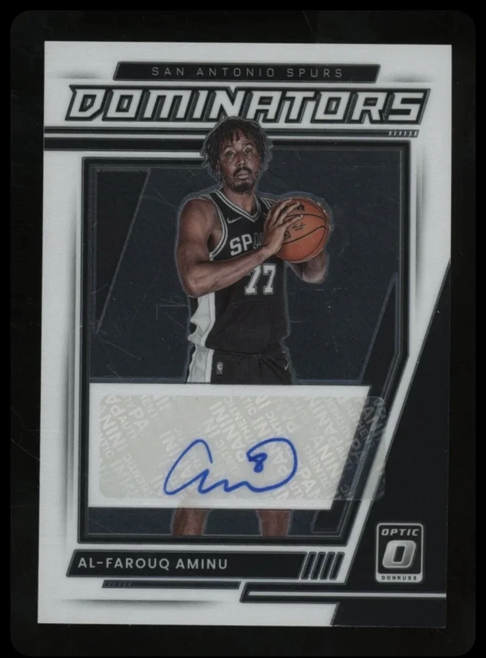 2021-22 Donruss Optic Dominators Al-Farouq Aminu Spurs AUTO 80/99🏆🏀 - Image 1 of 2