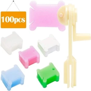 Embroidery Floss String Winder Thread Board Card Cross Stitch Storage Holder Kit - Picture 1 of 15