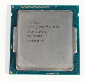 Intel Core i3 4th Gen i3-4160 Dual Core CPU 3.6Ghz Haswell LGA1150 SR1PK - Picture 1 of 2