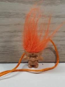 Lucky Russ Troll Necklace. Troll Has Pink Hair - Picture 1 of 6