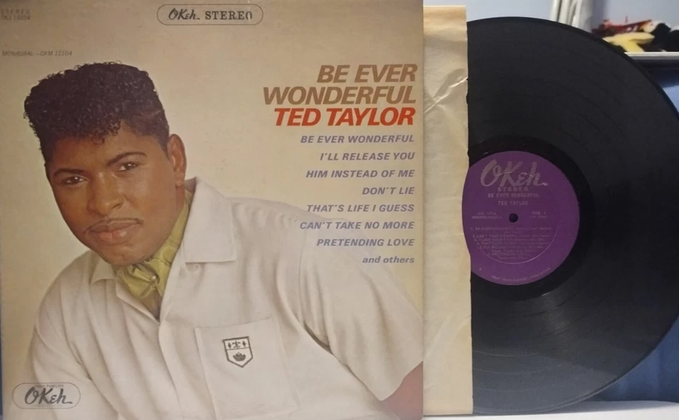 TED TAYLOR Be Ever Wonderful EXC 1ST PRESS 1963 OKEH STEREO LP Scarce SOUL/BLUES - Image 1 of 4