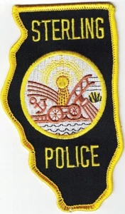 Sterling Police Patch Illinois IL  - Picture 1 of 1
