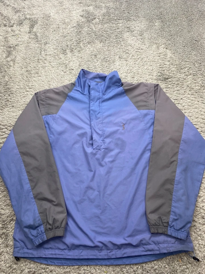 Chaqueta de Colección PGA Tour Para Hombres Mediana Bloque de Color 1/4 Cremallera Años 90 Y2K Rompevientos Pullover Foto 1 de 4